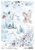 All About The Arctic A4 Rice Paper - Winter Journey - Ciao Bella