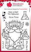 Professor Gnome - Woodware Clear Stamps 4"X6"