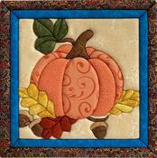 Fall Pumpkin - Quilt-Magic No Sew Wall Hanging Kit