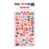 Cutie Pie Iridescent Foil Puffy Icon Stickers - American Crafts