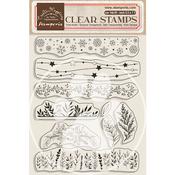 Leaf Borders Stamp Set - Create Happiness Christmas Plus - Stamperia