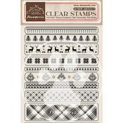 Borders Stamp Set - Create Happiness Christmas Plus - Stamperia