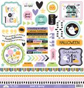 Sweet & Spooky This & That Sticker Sheet - Doodlebug