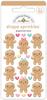 Gingerbread Kisses Shape Sprinkles - Doodlebug