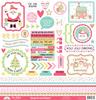 Gingerbread Kisses This & That Sticker Sheet - Doodlebug