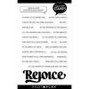 Rejoice Word 4x6 Stamp - Photoplay