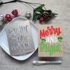 Merry and Bright A2 Inlay Coverplate Die - Photoplay