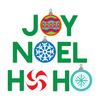 Noel Joy HO HO HO Inlay Dies - Photoplay