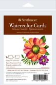 Watercolor - Strathmore Cards & Envelopes 3.5"X4.875" 6/Pkg