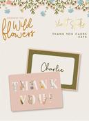 Amongst The Wildflowers - Violet Studio Thank You Cards 25/Pkg
