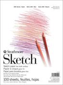 100 Sheets - Strathmore Sketch Paper Pad 9"X12"