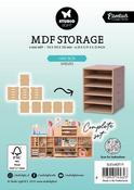 Nr. 19, Half Box Drawer - Studio Light MDF Storage Essentials