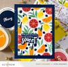 Zesty Life Simple Coloring Stencil (2 in 1) - Altenew