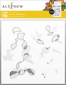 Exotic Plumerias Simple Coloring Stencil Set (2 in 1) - Altenew