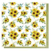 Sunflower Field Paper - Willow Creek Highlands - Photoplay
