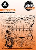 Nr. 513, Hot Air Balloon - Studio Light Grunge Clear Stamps