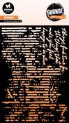 Nr. 233, Cardboard Patterns - Studio Light Grunge 5.9"X8.25" Stencil