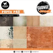 Nr. 109, Old Papers - Studio Light Grunge Paper Pad 8"X8" 36/Pkg