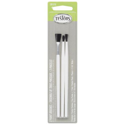 Testors Paint Brush Set 3/Pkg - Rust-Oleum