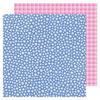 Blue Flowers   Paper - All The Cake - Pebbles Inc.
