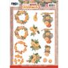 Orange Fruit, Wooden Christmas - Find It Trading Jeanine's Art 3D Push Out Sheet