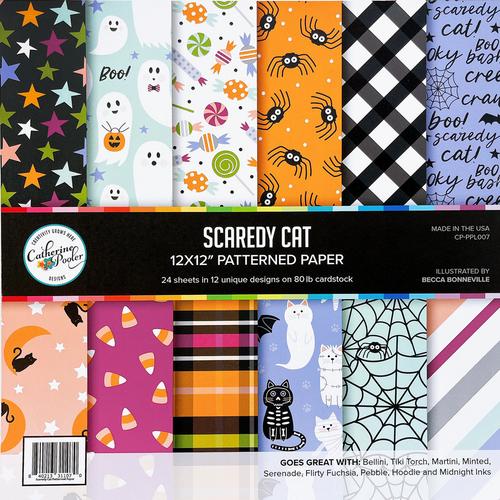 Patterned Paper Scrapbooking, Scrapbooking Paper Cat