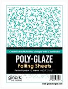 Petite Flourish Poly-Glaze Foiling Sheets - Gina K Designs
