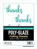 Thanks Poly-Glaze Foiling Sheets - Gina K Designs