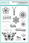 You Give Me Butterflies Clear Stamps - Gina K Designs