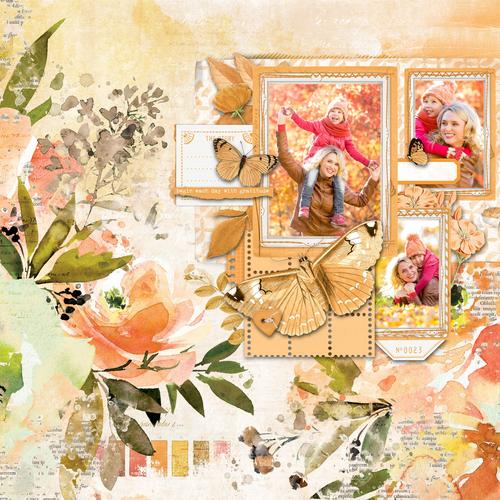49 and Market Collection Pack 12X12 Color Swatch: Blossom