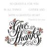 Give Thanks 4x5 Stamp Set - Honey Bee Stamps