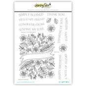 Bountiful Banner 6x8 Stamp Set - Honey Bee Stamps