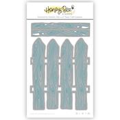 Lovely Layers: Barn Wood Fence Honey Cuts - Honey Bee Stamps