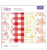 Fabulous Fall - Crafter's Companion Luxury Foiled Acetate 12"X12"