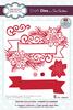Poinsettia Banner - Creative Expressions Craft Dies By Sue Wilson