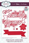 Poinsettia Banner - Creative Expressions Craft Dies By Sue Wilson