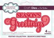 Season's Greetings - Creative Expressions Craft Dies By Sue Wilson