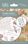 Vintage Textures - Nature's Garden Vintage Rose Clear Stamp