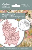 Rose Bouquet - Nature's Garden Vintage Rose Stamp & Die set