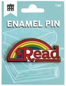 Read Rainbow - Paper House Enamel Pin