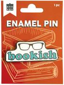 Bookish - Paper House Enamel Pin