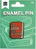 The Book Was Better - Paper House Enamel Pin
