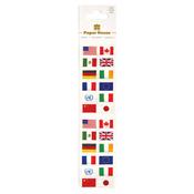 World Flags - Paper House Decorative Stickers