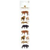 Big Cats - Paper House Decorative Stickers