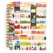 Rainbow Shelves - Paper House Spiral Notebook Journal