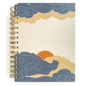 Japanese Moon - Paper House Spiral Notebook Journal