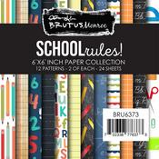 School Rules 6x6 Paper Pad - Brutus Monroe