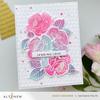 Made with Love Simple Coloring Stencil - Altenew