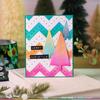 Triangle Trees FoilPlate - Waffle Flower Crafts
