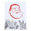 Holly Jolly Santa Press Plate & Die Set Betterpress - Spellbinders